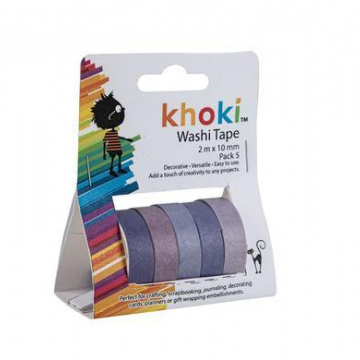 ART+CRAFT PASTEL WASHI TAPE 5PC